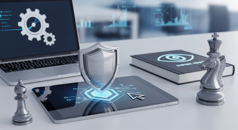 Scut digital, dispozitive și piese de strategie pentru prevenirea fraudei online