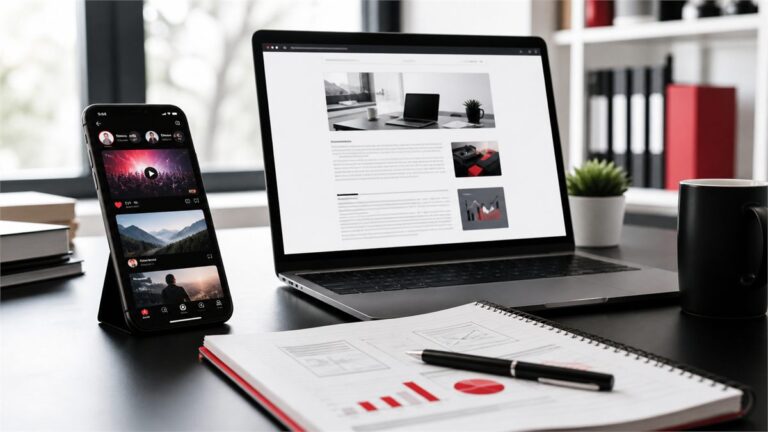 Social media și website: diferența dintre conținut scurt și articole documentate
