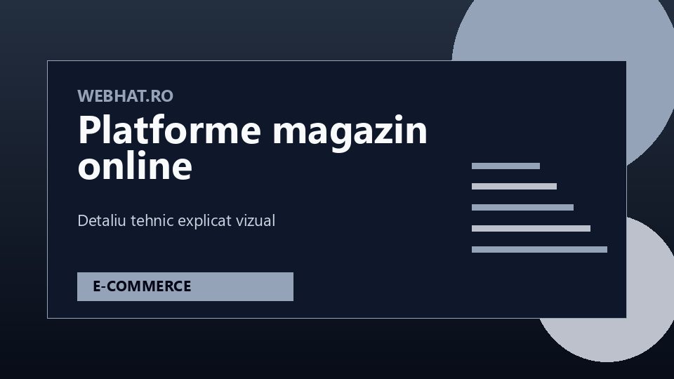 Checklist e-commerce pentru catalog, checkout, plăți și livrare