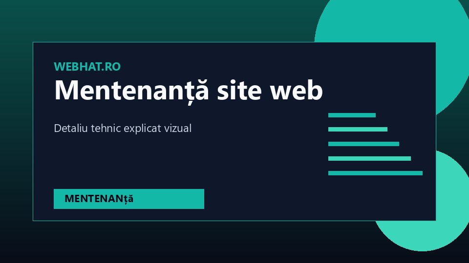 Checklist de mentenanță pentru backup, update-uri și conversii