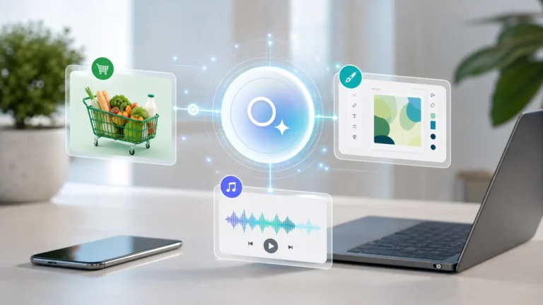 Google Search AI Mode conectează aplicații pentru acțiuni precum cumpărături, design și playlisturi