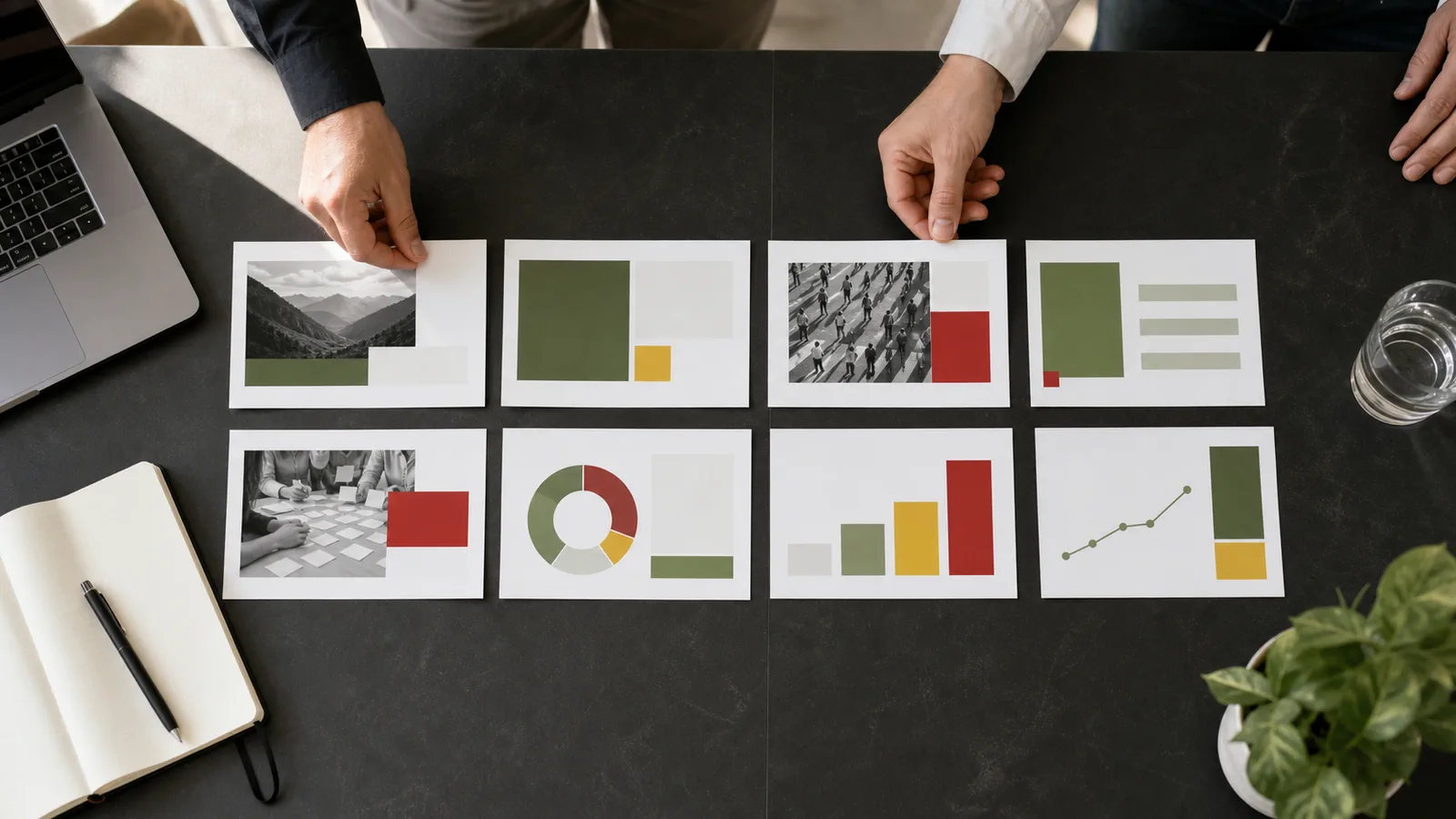 Structurarea unui marketing deck pentru o prezentare de business