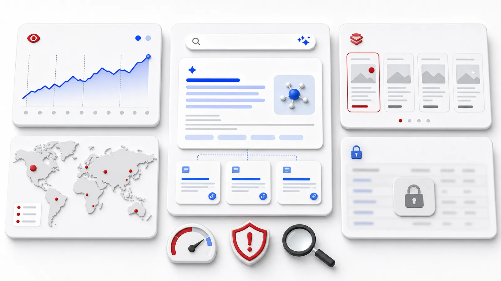 Impresii pagini țări dispozitive și date lipsă în rapoartele Generative AI din Search Console