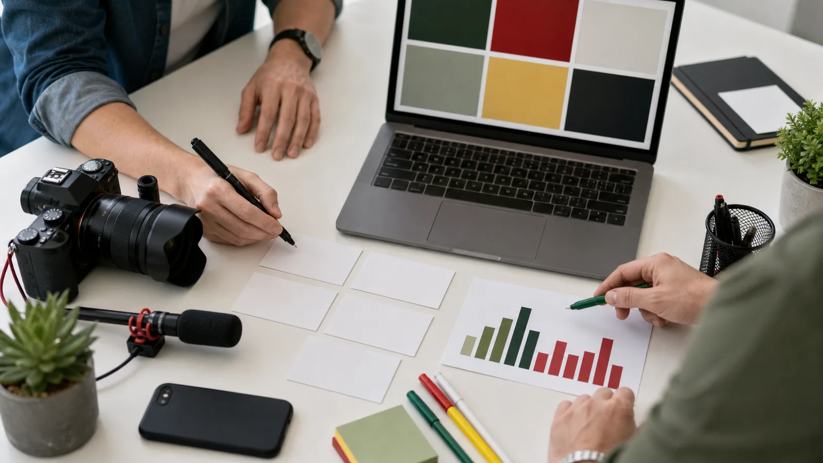 Flux complet de social media management pentru o companie