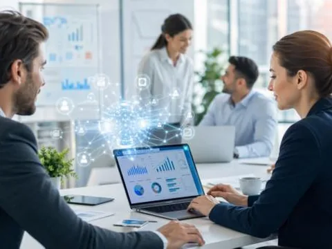 Custom application with AI integration for business workflows